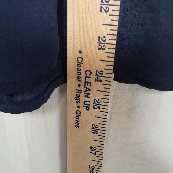 DIP Navy Sleeveless Waist Drawstring  Shirt Sz S - Picture 7 of 7